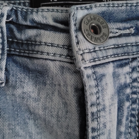 MEN'S SALVAGE JEANS FROM BUCKLE,Light Blue Sz 32 Regular Slim Fit. READ POST. - Picture 4 of 15